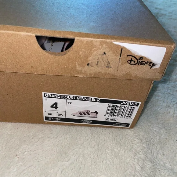 Adidas Disney Minnie Mouse Grand Court Kids Shoes - Picture 7 of 8